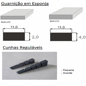 GUARNIÇÃO EM ESPONJA