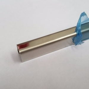 PERFIL U EM INOX 11MM