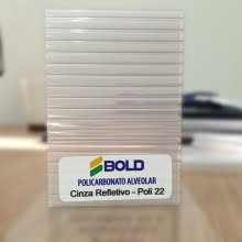 POLICARBONATO CINZA REFLETIVO
