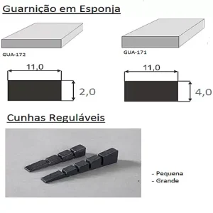 GUARNIÇÃO EM ESPONJA
